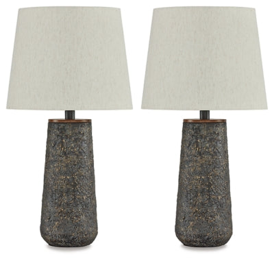 Ashley Chaston Antique Bronze Finish Table Lamp (Set of 2)