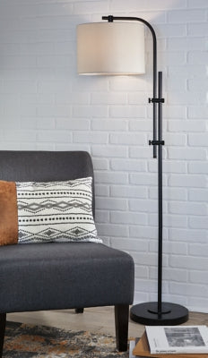 Ashley Baronvale Black Floor Lamp