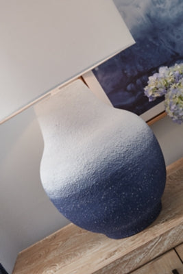 Ashley Dashland White Navy Table Lamp
