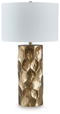 Ashley Marshawn Gold Finish Table Lamp