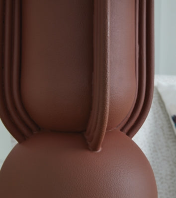 Ashley Rowandale Brick Red Table Lamp