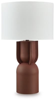 Ashley Rowandale Brick Red Table Lamp