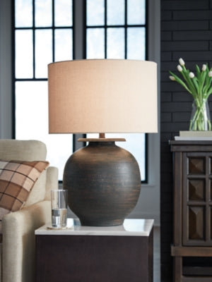 Ashley Carlenbury Antique Brown Table Lamp