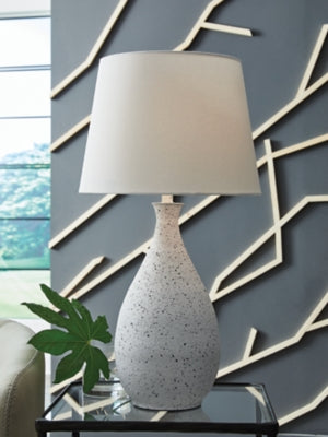 Ashley Wyattford White Black Table Lamp