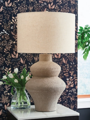 Ashley Jossleigh Beige Table Lamp