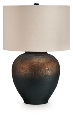 Ashley Newgerhard Brown Black Table Lamp