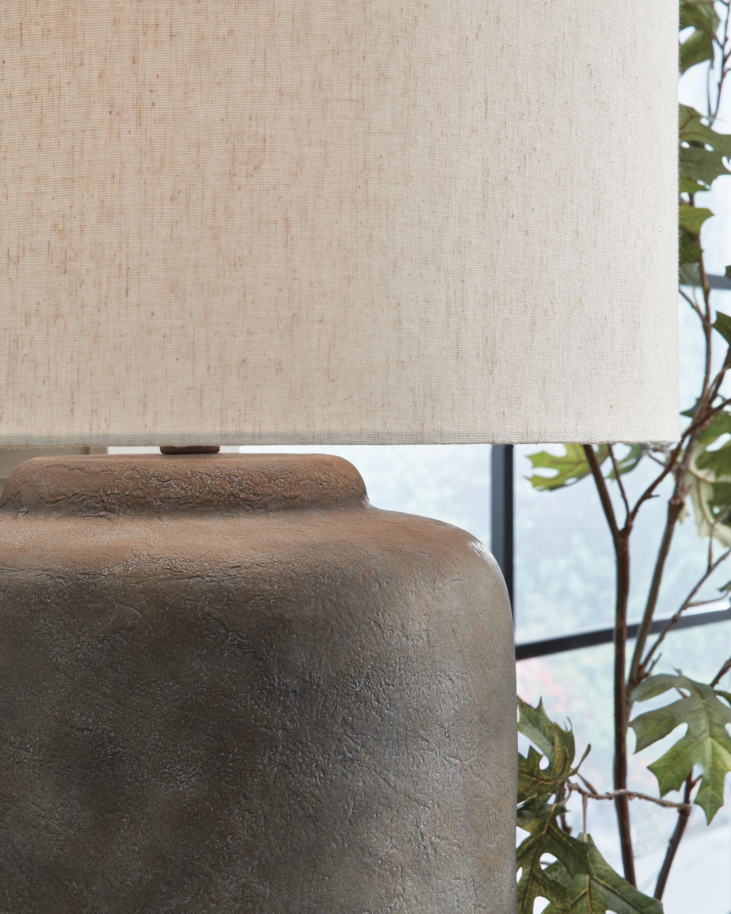 Ashley Zandophen Antique Gray Table Lamp