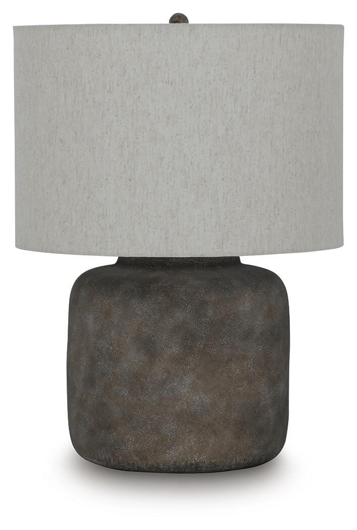 Ashley Zandophen Antique Gray Table Lamp