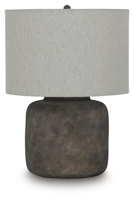 Ashley Zandophen Antique Gray Table Lamp