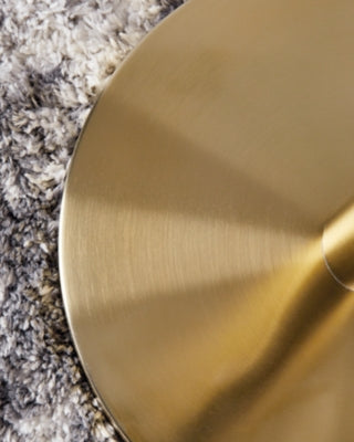 Ashley Tobbinsen Brass Finish Floor Lamp