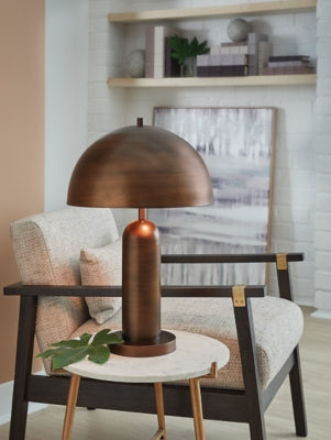 Ashley Wendfield Antique Copper Finish Table Lamp