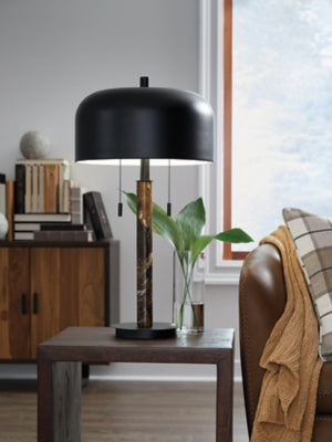 Ashley Alanbert Brown Black Table Lamp