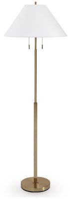 Ashley Haigwood Gold Finish Floor Lamp