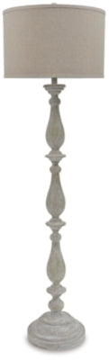 Ashley Bernadate Whitewash Floor Lamp