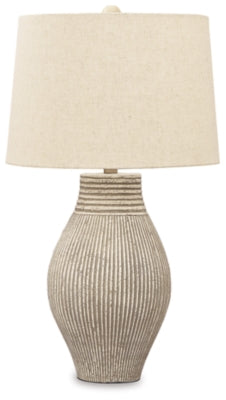 Ashley Layal Beige Table Lamp