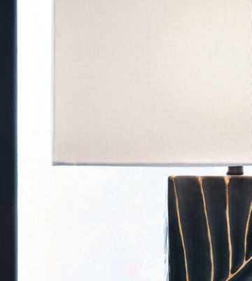Ashley Bartlen Black Gold Finish Table Lamp