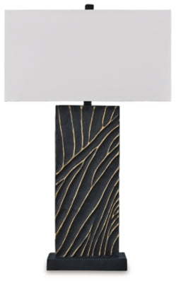 Ashley Bartlen Black Gold Finish Table Lamp