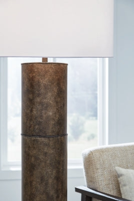 Ashley Jebson Dark Bronze Finish Floor Lamp