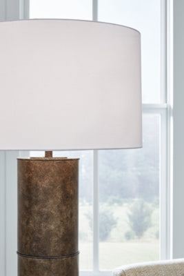 Ashley Jebson Dark Bronze Finish Floor Lamp