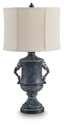 Ashley Morvanford Antique Black Table Lamp