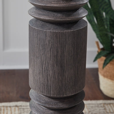 Ashley Fainwell Distressed Black Floor Lamp