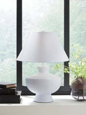 Ashley Harelwood White Table Lamp