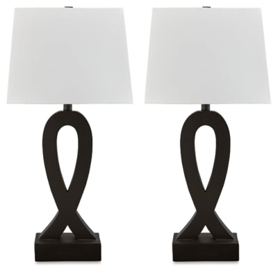 Ashley Markellton Black Table Lamp (Set of 2)