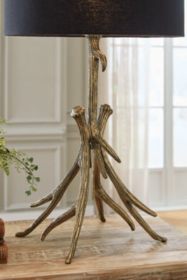 Ashley Josney Antique Gold Finish Table Lamp