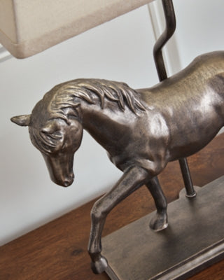 Ashley Sandorman Bronze Finish Table Lamp