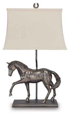 Ashley Sandorman Bronze Finish Table Lamp