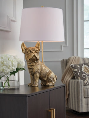 Ashley Wadeland Gold Finish Table Lamp