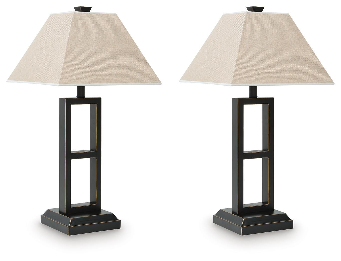 Ashley Deidra Black Table Lamp (Set of 2)