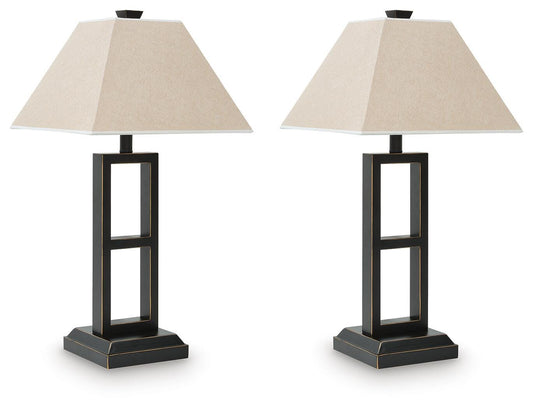 Ashley Deidra Black Table Lamp (Set of 2)