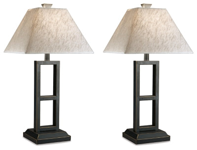 Ashley Deidra Black Table Lamp (Set of 2)