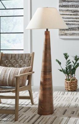 Ashley Danset Brown Floor Lamp