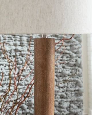 Ashley Ailsa Natural Brown Floor Lamp