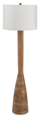 Ashley Ailsa Natural Brown Floor Lamp