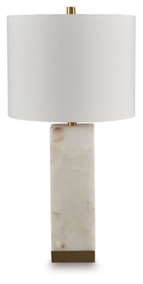 Ashley Linderfield White Gold Finish Table Lamp