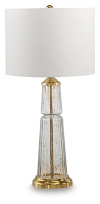 Ashley Bakersboro Clear Gold Finish Table Lamp