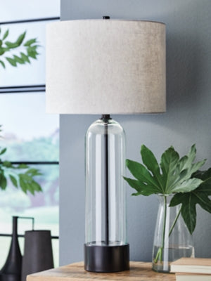Ashley Kerrbrook Clear Black Table Lamp