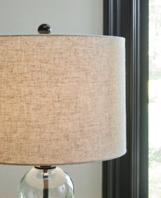 Ashley Airbal Clear Black Table Lamp (Set of 2)