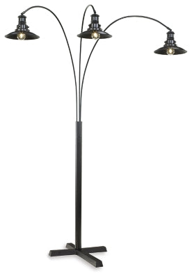 Ashley Sheriel Black Floor Lamp