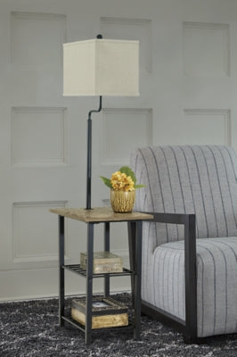 Ashley Shianne Black Floor Lamp