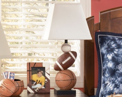 Ashley Nyx Brown Orange Table Lamp