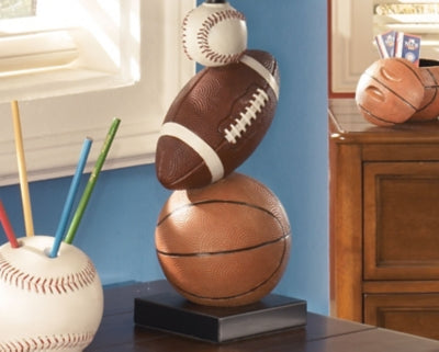 Ashley Nyx Brown Orange Table Lamp