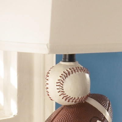 Ashley Nyx Brown Orange Table Lamp