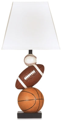 Ashley Nyx Brown Orange Table Lamp