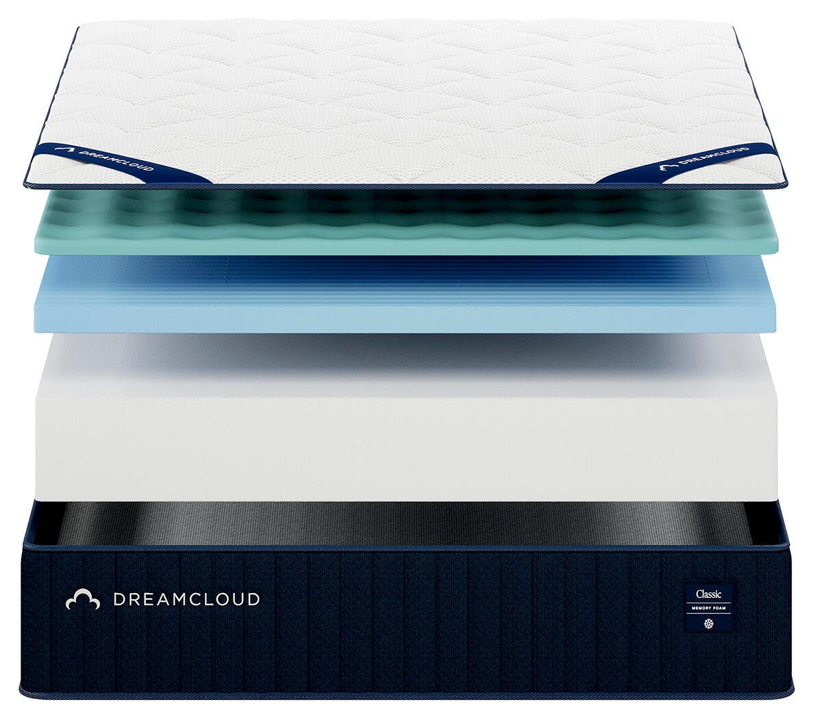 Dreamcloud Dreamcloud Classic Memory Foam White Queen Mattress
