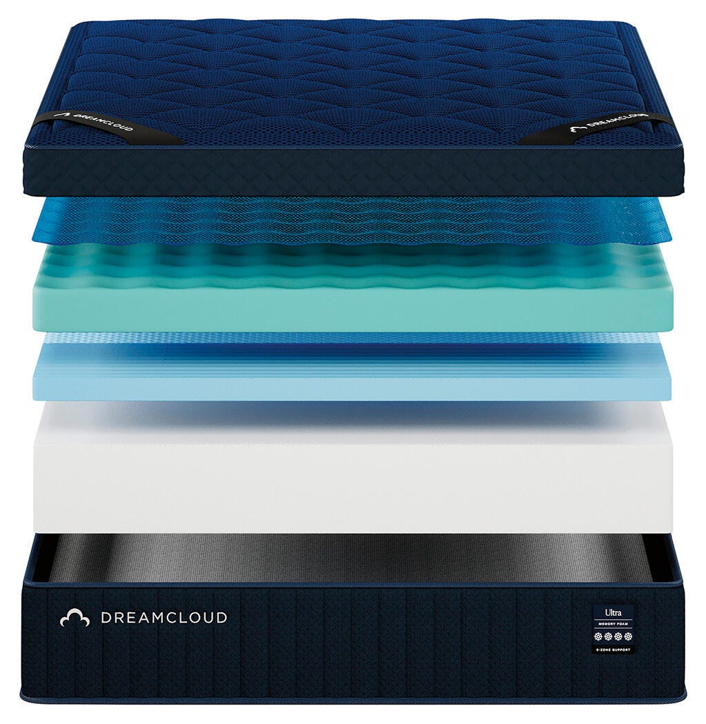 Dreamcloud Dreamcloud Ultra Memory Foam Blue Queen Mattress