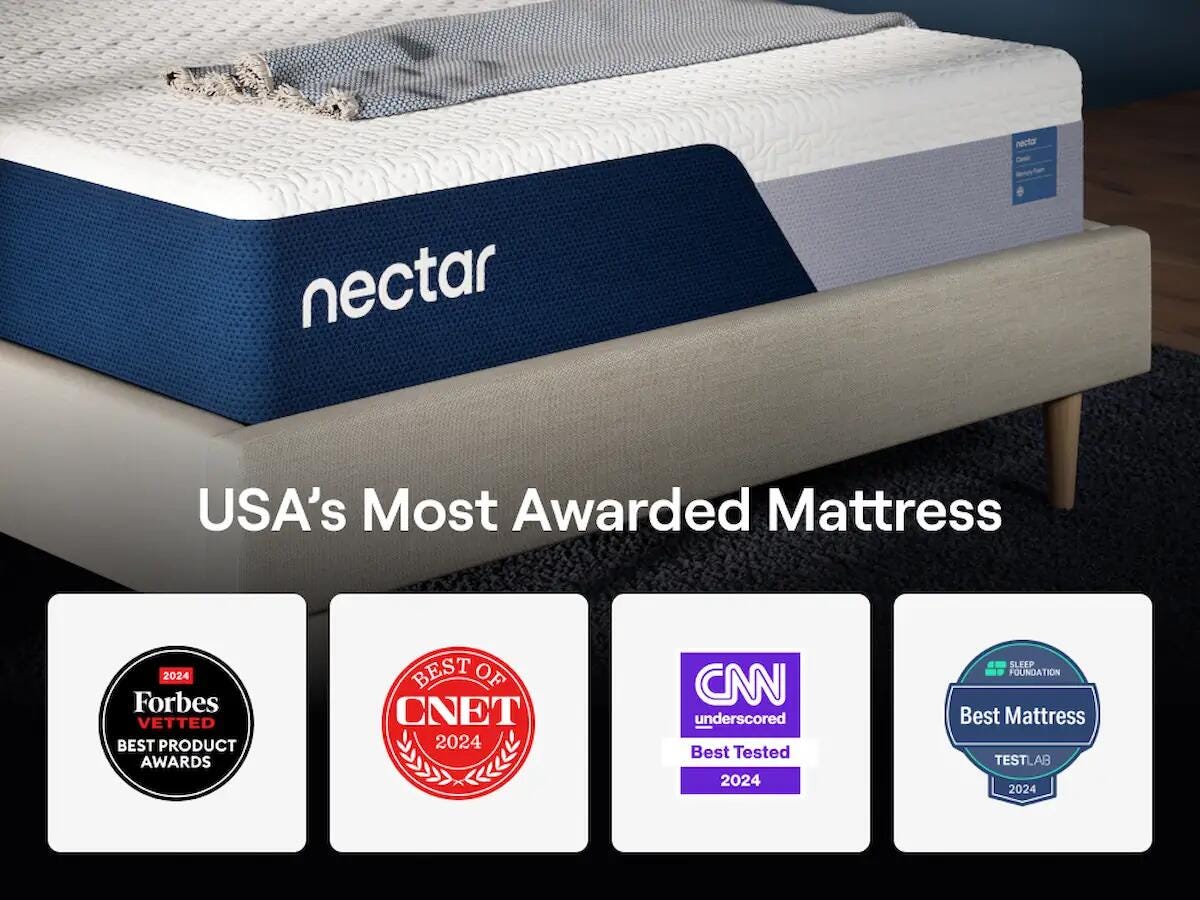 Nectar Nectar Classic Memory Foam White King Mattress